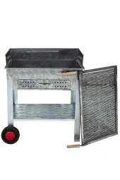 Mth-152 Çekmeceli Pervazlı Maltız Izgaralı Mangal (2 Tekerlekli) thumbnail 2