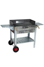 Mth-158 Pervazlı Kanatlı Çekmeceli Maltız Izgaralı Mangal (2 Tekerlekli) thumbnail 3