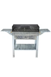 Mth-159 Pervazlı Kanatlı Çekmeceli Lama Izgaralı Mangal thumbnail 3