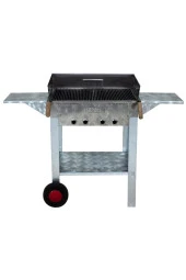 Mth-176 Pervazlı Kanatlı Maltız Izgaralı Mangal (2 Tekerlekli) thumbnail 2