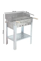 Mth-171 Pervazlı Lama Izgaralı Mangal thumbnail 3