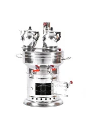 Semaver 2 Adet Alüminyum Demlik 12 Litre thumbnail 1