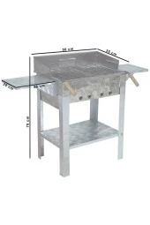 Pervazlı Kanatlı Maltız Izgaralı Mangal Mth-178 thumbnail 3