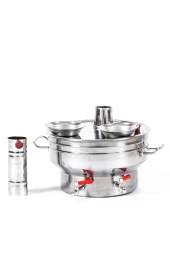 Semaver 2 Adet Alüminyum Demlik 12 Litre thumbnail 4