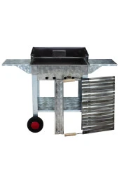 Mth-175 Pervazlı Kanatlı Lama Izgaralı Mangal thumbnail 3