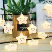 Smile Yıldız Led Işık İp tipi Dekoratif Hediye 10lu 200cm - 2