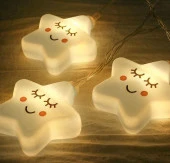 Smile Yıldız Led Işık İp tipi Dekoratif Hediye 10lu 200cm - 4