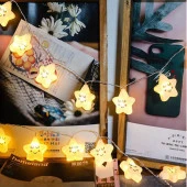 Smile Yıldız Led Işık İp tipi Dekoratif Hediye 10lu 200cm - 6