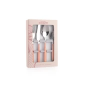 Schafer Mona 24 Parça Çatal Kaşık Bıçak Takımı-Pembe - 7