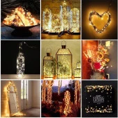 Nettenevime Peri Led Aydınlatma 3 Fonksiyonlu İp Tipi Işık Kendinden Pilli 3 Metre - 4