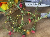 Nettenevime Led Kokina Sarmaşık Işıklı Yapay Sarmaşık Yılbaşı Çiçeği ve Peri Led 300cm - 6