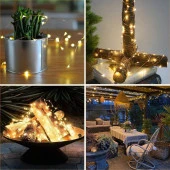 Nettenevime Peri Led Aydınlatma 3 Fonksiyonlu İp Tipi Işık Kendinden Pilli 3 Metre - 7