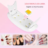 HyMark Mini Jel Tırnak Oje Kurutma Makinesi SUN Mini USB 6W UV LED Tırnak Kurutucu thumbnail 3