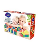 Playwood Ahşap Eğitici Renkli Bloklar 40 Parça Ony403 - 1