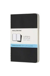 Cahier Pocket 3'lü Noktalı Not Defter, 9x14cm Siyah - 1