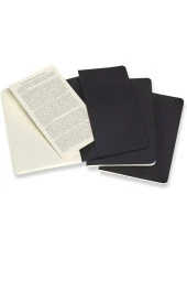 Cahier Pocket 3'lü Noktalı Not Defter, 9x14cm Siyah - 2