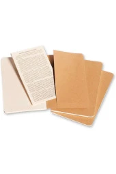 Cahier Large 3'lü Çizgisiz Not Defter, 13x21cm thumbnail 2