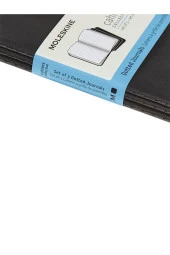 Cahier Pocket 3'lü Noktalı Not Defter, 9x14cm Siyah - 3