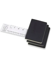 Cahier Pocket 3'lü Noktalı Not Defter, 9x14cm Siyah - 5