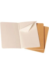 Cahier Pocket 3'lü Çizgisiz Not Defter, 9x14cm - 6