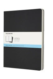 Cahier XL 3'lü Noktalı Not Defter, 19x25cm Siyah thumbnail 1