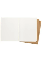 Cahier XXL 3'lü Çizgisiz Not Defter, 21,6x27,9cm Kraft - 5