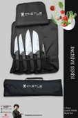 Lazbisa Incisive Serisi 6 Parça Mutfak Bıçak Seti Ekmek Sebze Meyve Bıçak (çantalı Incisive Serisi) thumbnail 1