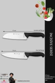 Lazbisa İncisive Serisi Mutfak Bıçak Seti Et Ekmek Sebze Şef Bıçağı 6 Lı Set Günlük Kullanım ( Mft-258 ) thumbnail 3