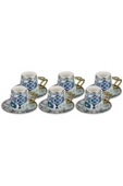 Paçi Etnik 6'lı Porselen Kahve Fincanı Royaleks-P-POR-101736 - 2