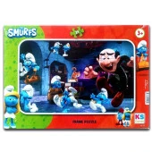 Ks Games Frame Puzzle 24 Şirinler Lisanslı Ürünler SMR704 - 1