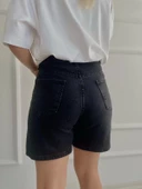 Kadın Şehir Boy Şort Siyah thumbnail 4