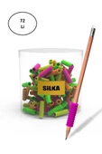 Silka Neon Spiral Kalem Tutma Aparatı 4 Renk Art.35n (72 Li Paket) - 1