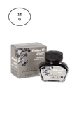 Pelikan 4001 Yazı Mürekkebi Siyah 12'li - 1