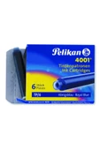 Pelikan Dolmakalem Kartuşu 4001 Küçük Mavi 6'lı - 1