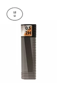 Tombow LV-T-R5-RG Leader Spare Lead 0,5 mm 2H Klasik Kalem Ucu 12'li - 1