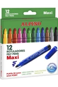 Cem Alpino Maxi Keçeli Kalem 12 Renk - 1