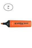 Edding Fosforlu Kalem Turuncu Edd-344 10'lu - 1