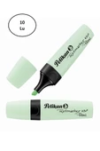 Pelikan 490 Pastel Fosforlu İşaretleme Kalemi Yeşil 10'lu - 1