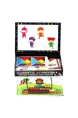 Laço Manyetik Aktiviteler Tangram Puzzle Yazı Tahtası LC7163 - 1