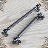 Talas Füme Çizgili Metal Kulp Kulpu 224 mm Mobilya Çekmece Mutfak Dolabı Dolap Kulpları Kulbu - 8