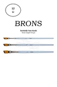Brons Tavşan Ayağı Fırça 13 Mm (Br-2092) 12'li - 3