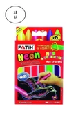 Fatih Mum Pastel Boya Neon Wax Crayon Jumbo 6 Renk 12'li - 1