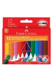 Faber Castell Grip Jumbo Wax Crayon Pastel Boya 12 R - 1
