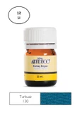 Artdeco Kumaş Boyası 25ml 10 A-130 Turkuaz 12'li - 1
