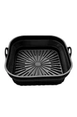 Katlanabilir Silikon Yanmaz - Yıkanabilir Kare Airfryer Kalıbı 21 Cm - 2