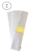 Gıpta Renkli Krapon Kağıdı 50x200 cm 10'lu Beyaz - 1