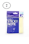 Double A Yapışkanlı Sticky Not Kağıdı Pastel Sarı 76x76 - 1