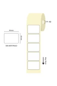 Tanex 58x40mm Eco Termal Etiket 1 Li 40mm 500 Adet - 1