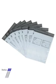Cepli Küçük Boy Kargo Poşeti 24x30+5 cm - 100 Adet (40+40=80 Mikron) - 1