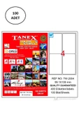 Tanex Tw-2004 Lazer Etiket 99X139 Mm 100 Adet - 1